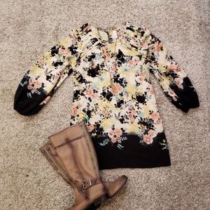 Xhiliation Floral Dress
